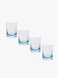 Set 4 Vasos Venecia Azul