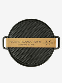 Plancha Redonda Fierro 30 Cm