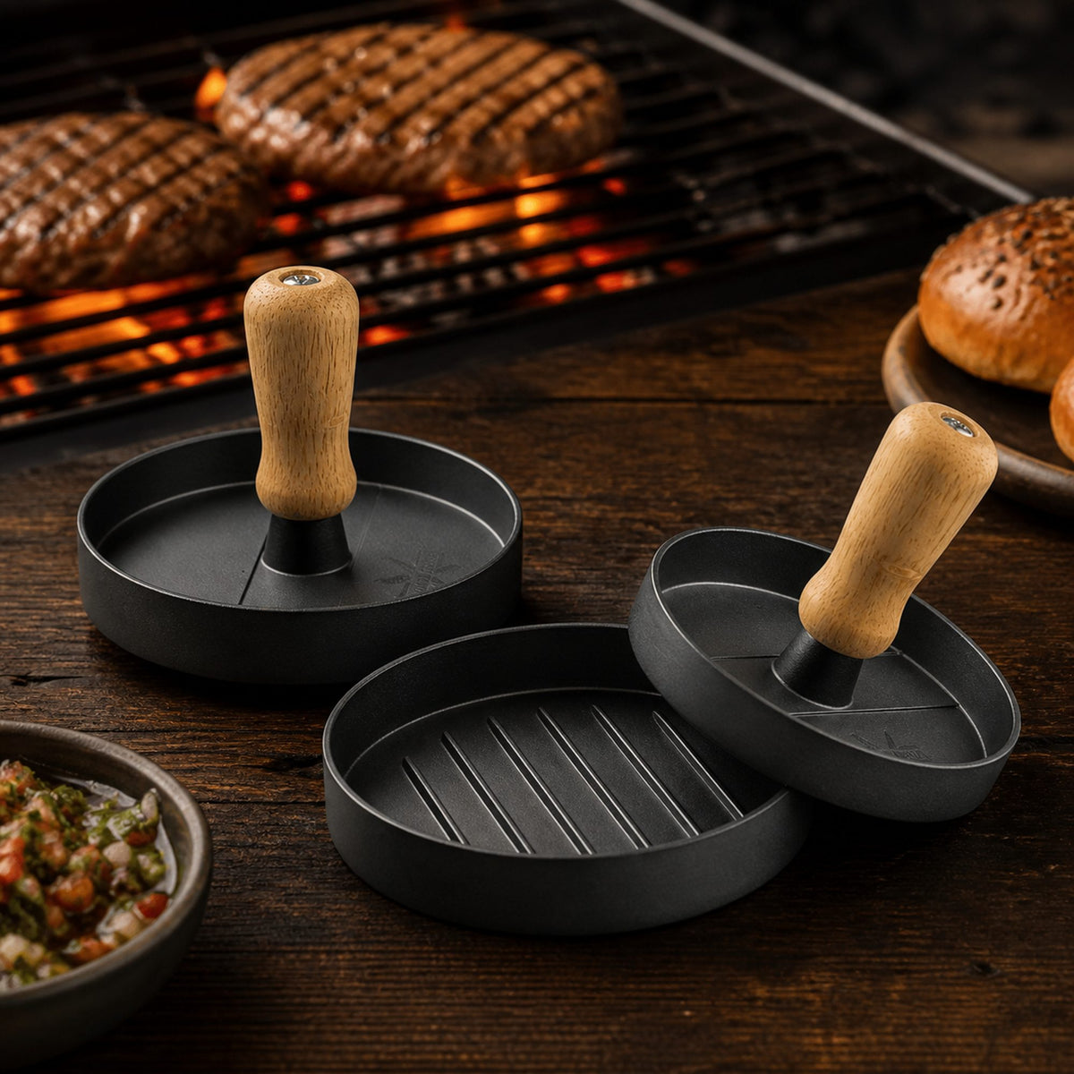 Set 2 Prensas para Hamburguesa - Decoexpress