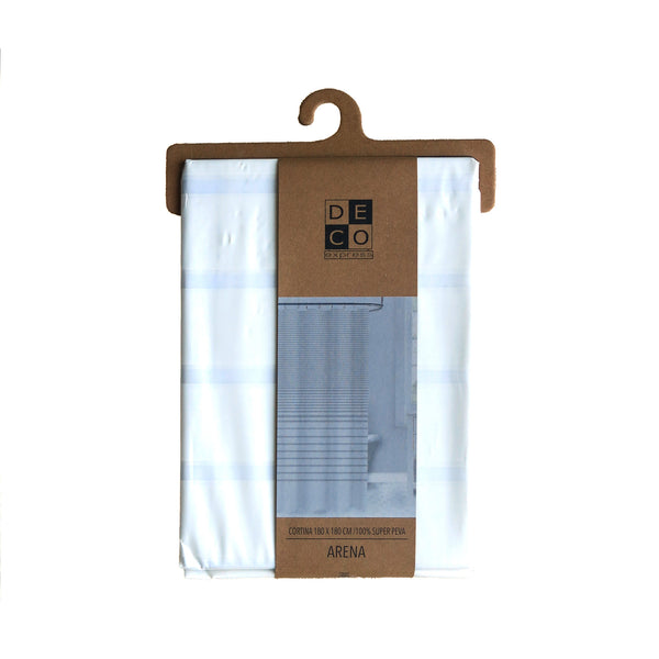 Cortina baño PEVA Arena Impermeable 180x180 Cms - Decoexpress