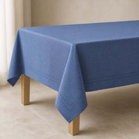 Mantel Picot Azul 180x280 cm - Decoexpress