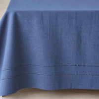Mantel Picot Azul detalle borde picot - Decoexpress