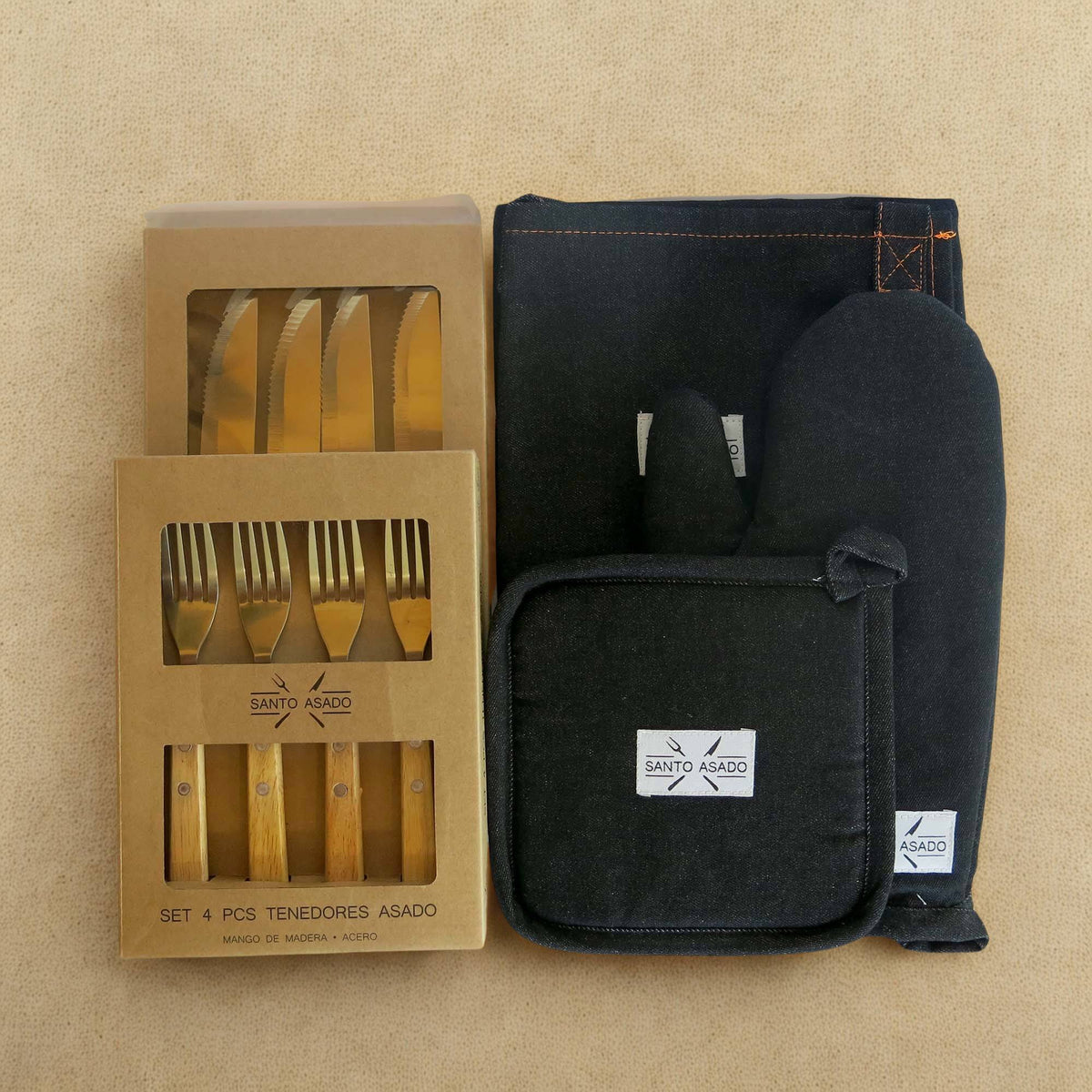 Pack Parrillero Negro