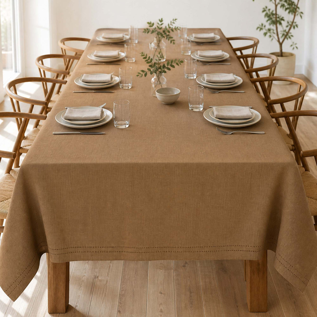 Mantel Picot Café - Decoexpress
