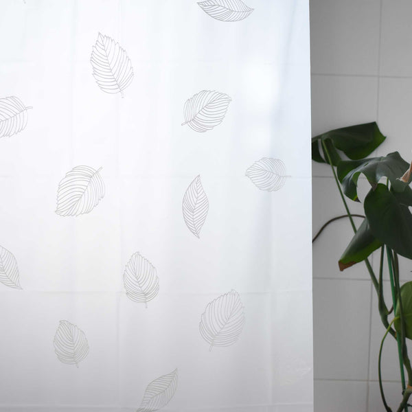 Cortina baño PEVA Hojas Impermeable 180x180 Cms - Decoexpress