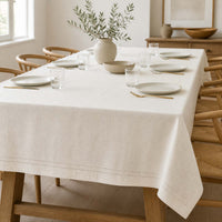 Mantel Picot Crema - Decoexpress
