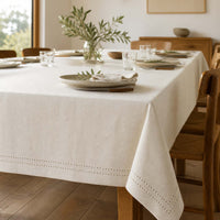 Mantel Picot Crema - Decoexpress