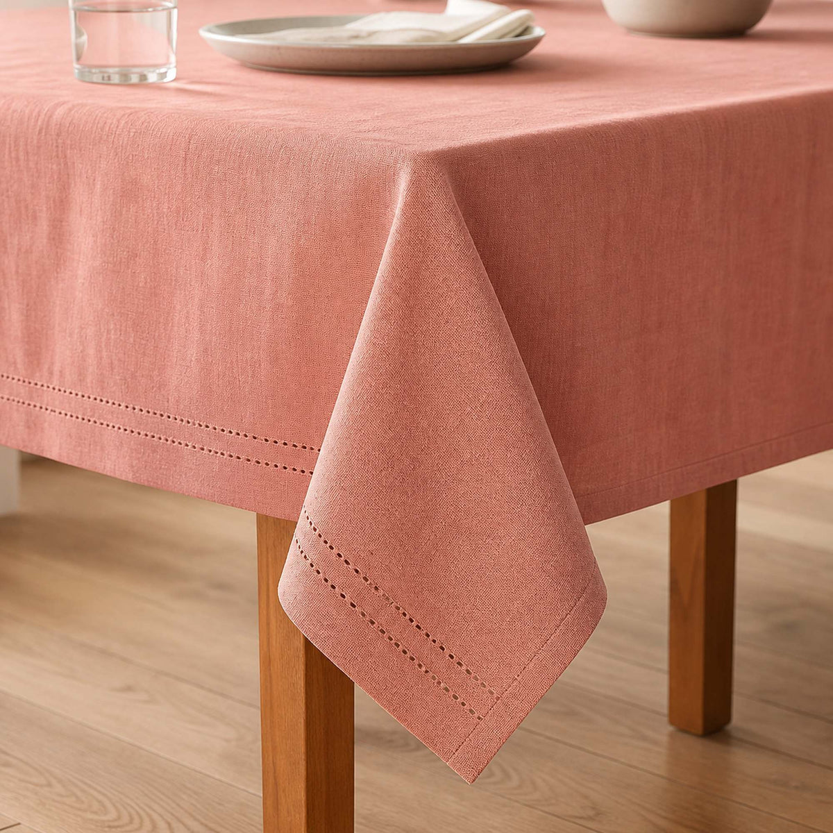 Mantel Picot Rosado - Decoexpress