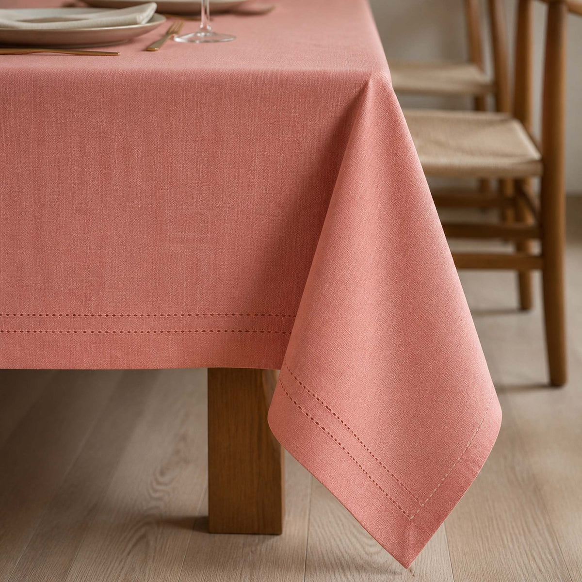 Mantel Picot Rosado - Decoexpress