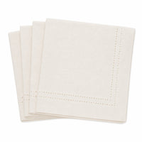 Set 4 Servilletas Picot Crema - Decoexpress