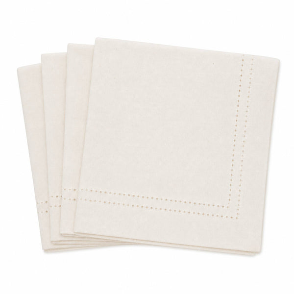 Set 4 Servilletas Picot Crema - Decoexpress