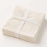Set 4 Servilletas Picot Crema - Decoexpress