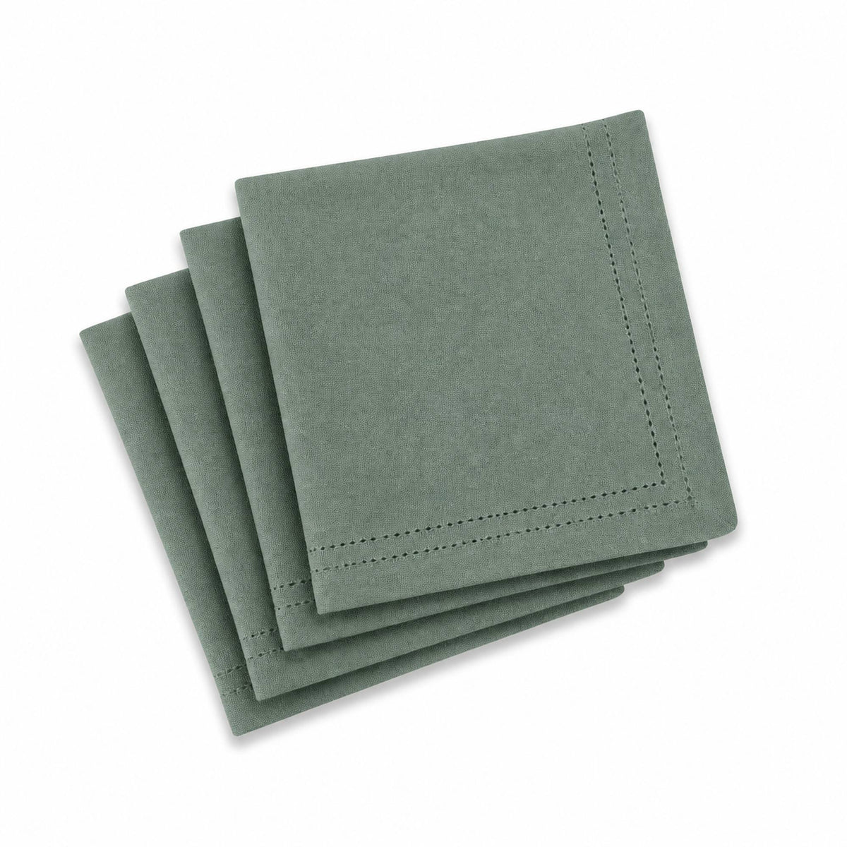 Set 4 Servilletas Picot Verde - Decoexpress