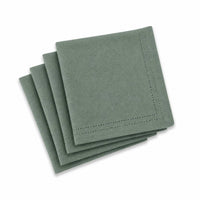 Set 4 Servilletas Picot Verde - Decoexpress