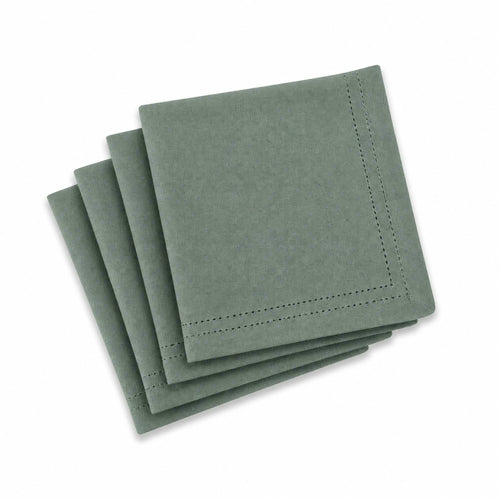 Set 4 Servilletas Picot Verde - Decoexpress