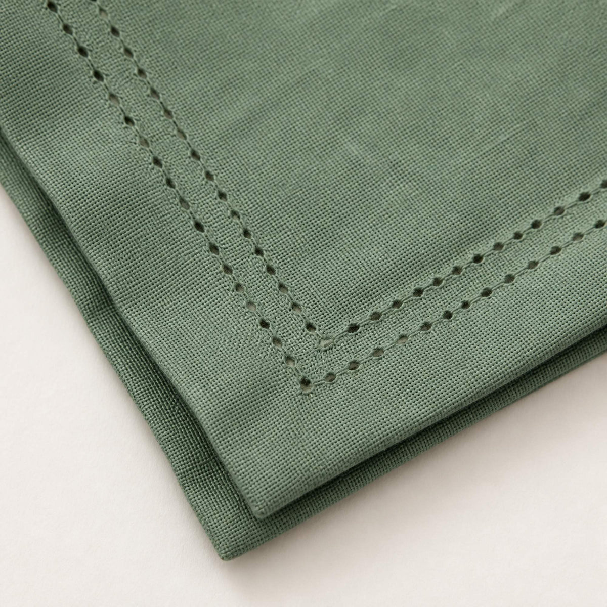 Set 4 Servilletas Picot Verde - Decoexpress