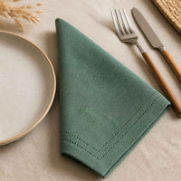 Set 4 Servilletas Picot Verde - Decoexpress
