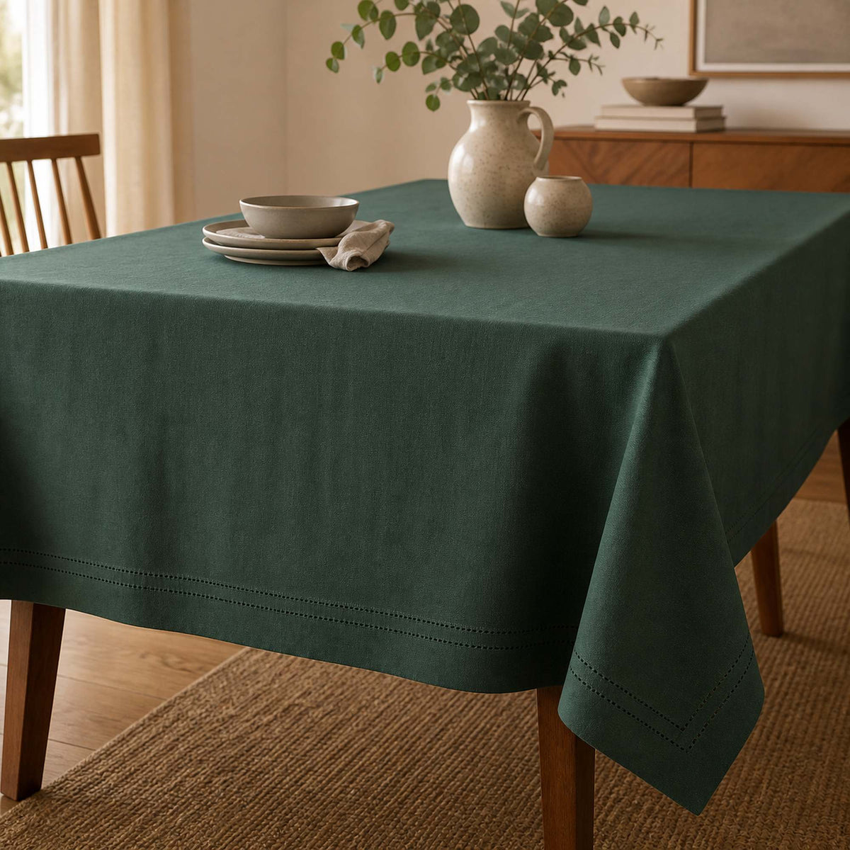 Mantel Picot Verde - Decoexpress