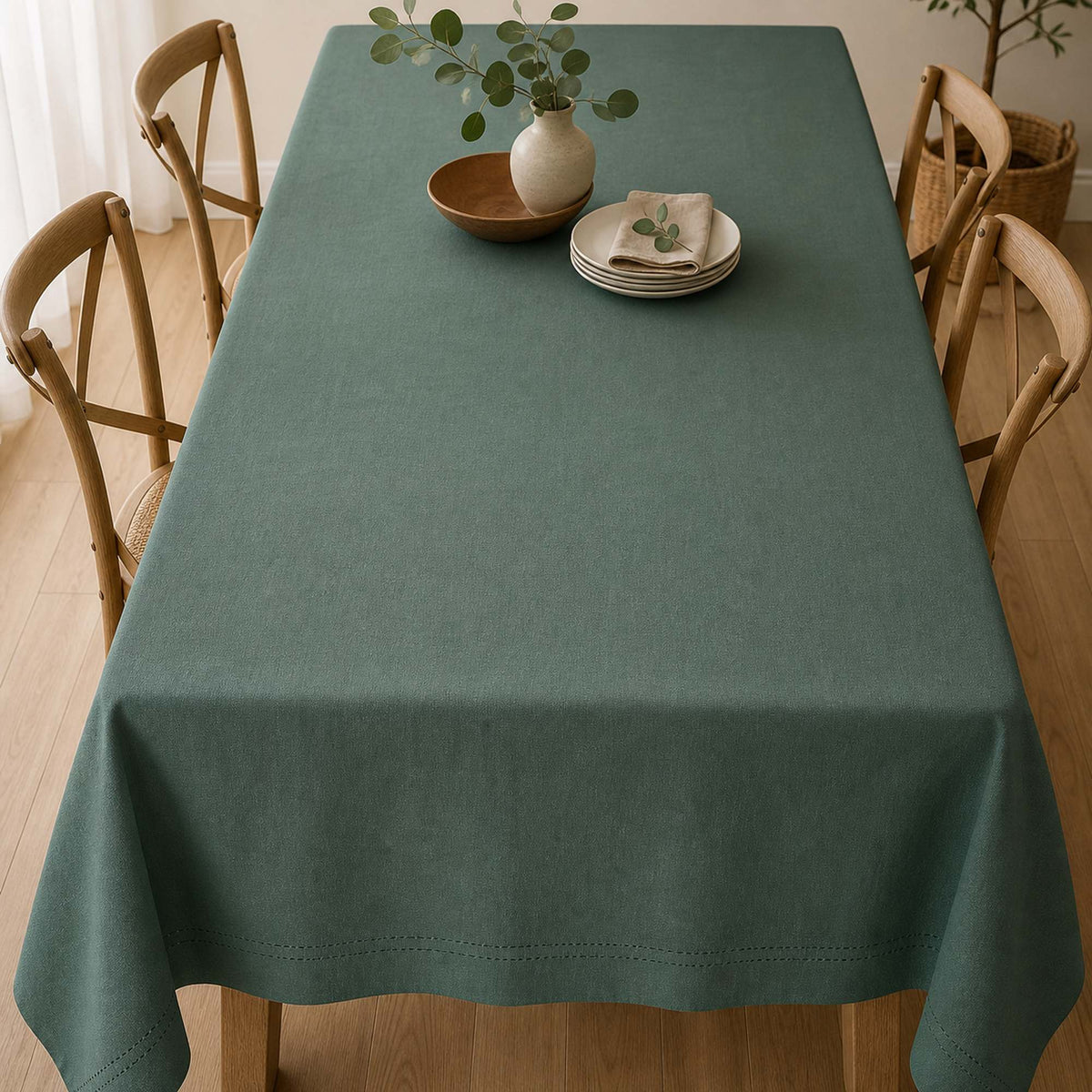 Mantel Picot Verde - Decoexpress
